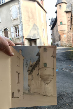 Sketchbook, Juillac, France